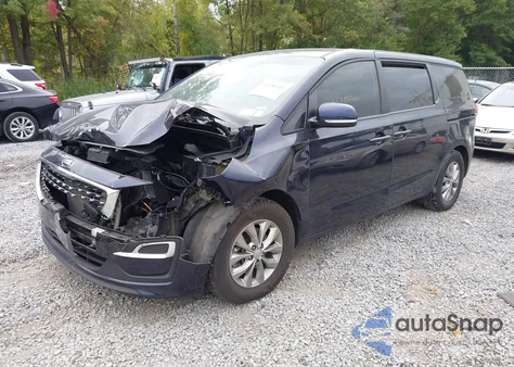 2020 Kia Sedona Lx из США, поврежденный, VIN KNDMB5C11L6619804